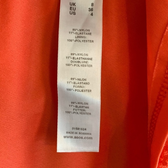 ASOS Sweetheart Floral Dress Size 4 - Picture 4 of 8